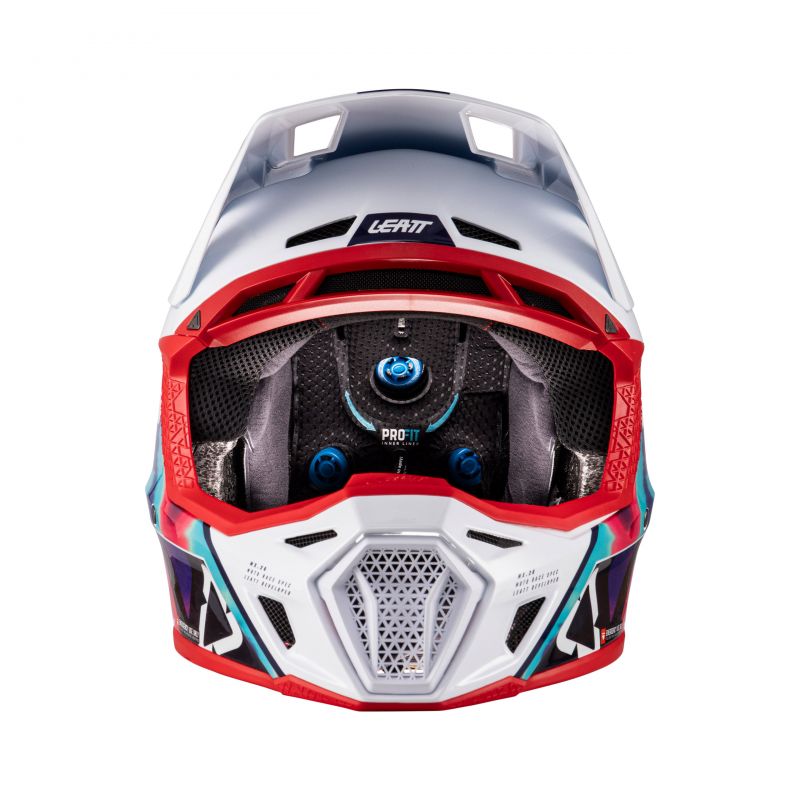 Kask Z Goglami Leatt Kit Moto 8.5 V26 Royal Blue/Red (53-54Cm)