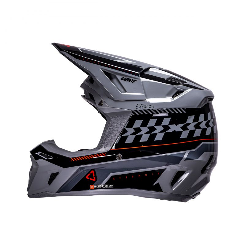 Kask Z Goglami Leatt Kit Moto 8.5 V26 Grey (55-56Cm)