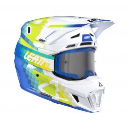 Kask Z Goglami Leatt Kit Moto 7.5 V26 Pixel Blue (57-58Cm)