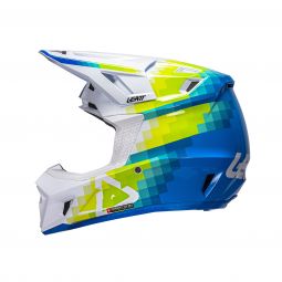 Kask Z Goglami Leatt Kit Moto 7.5 V26 Pixel Blue (57-58Cm)