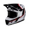 Kask Z Goglami Leatt Kit Moto 7.5 V26 White/Red (57-58Cm)