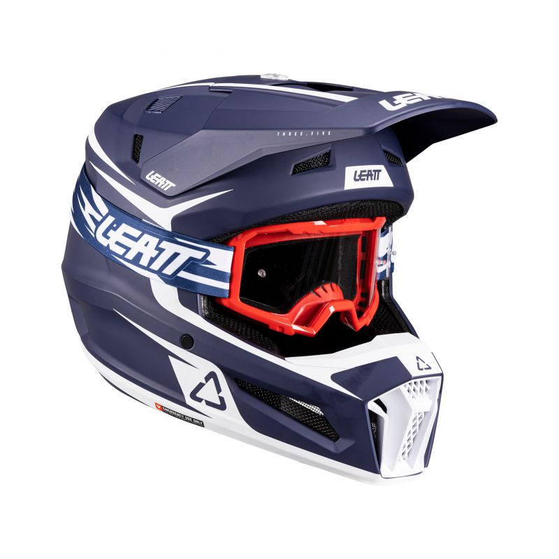 Kask Z Goglami Leatt Kit Moto 3.5 V26 Blue (57-58Cm)