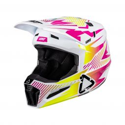 Kask Z Goglami Leatt Kit Moto 3.5 V26 Storm Pink (57-58Cm)