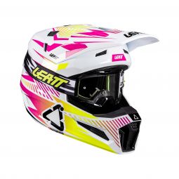 Kask Z Goglami Leatt Kit Moto 3.5 V26 Storm Pink (59-60Cm)