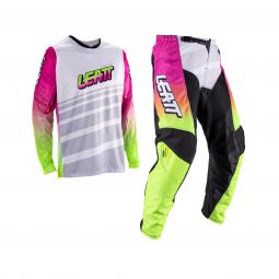 Zestaw Offroadowy (Bluza I Spodnie) Leatt Ride Kit Moto 3.5 Retro Pink M/Us32/Eu50