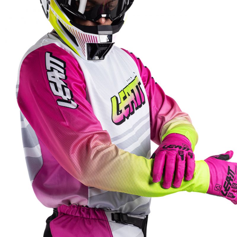 Zestaw Offroadowy (Bluza I Spodnie) Leatt Ride Kit Moto 3.5 Retro Pink Xxl/Us38/Eu56