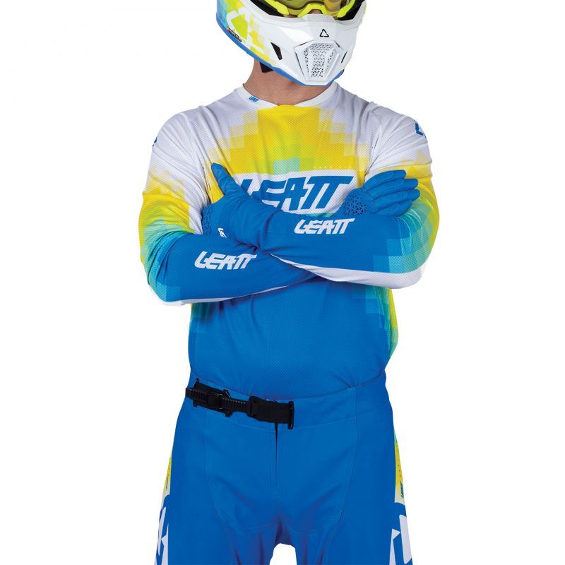 Bluza Leatt Moto 4.5 Lite Pixel Blue M/Us40/Eu50