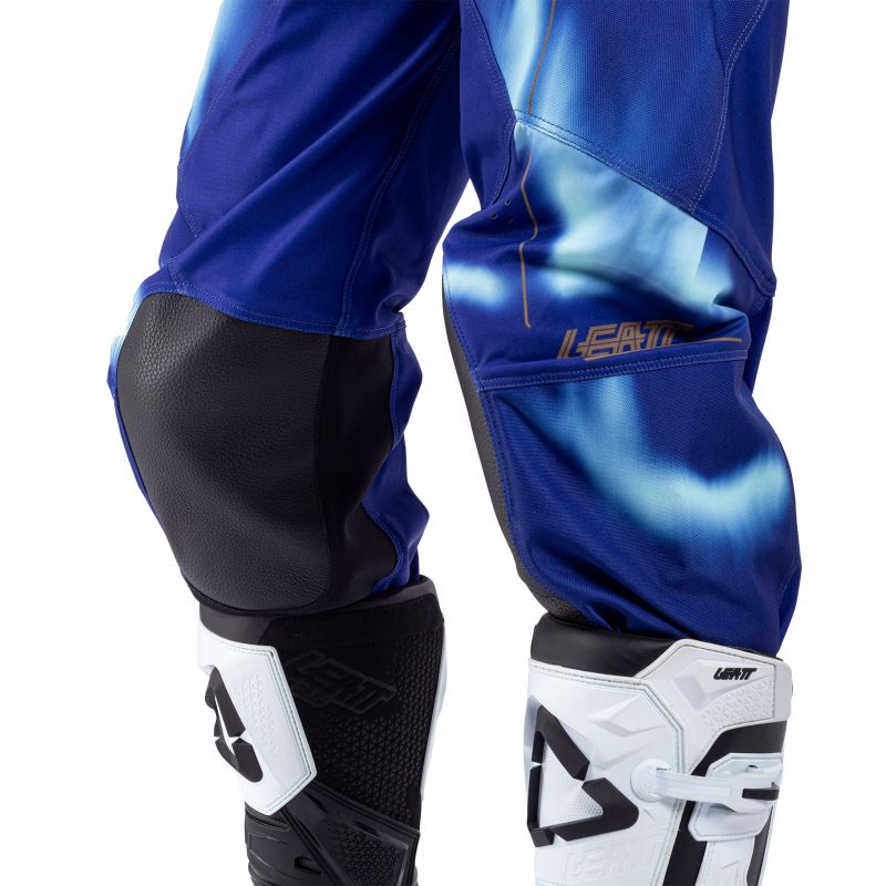 Spodnie Leatt Lady Moto 4.5 Deep Blue M/Eu38/Uk10/Us6