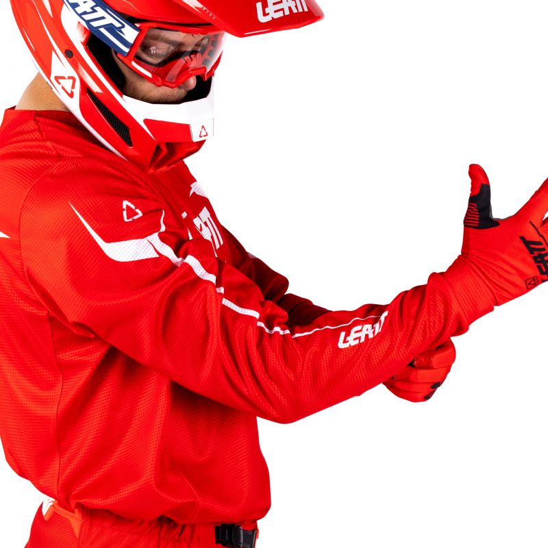 Zestaw Offroadowy (Bluza I Spodnie) Leatt Ride Kit Moto 3.5 Red S/Us30/Eu48