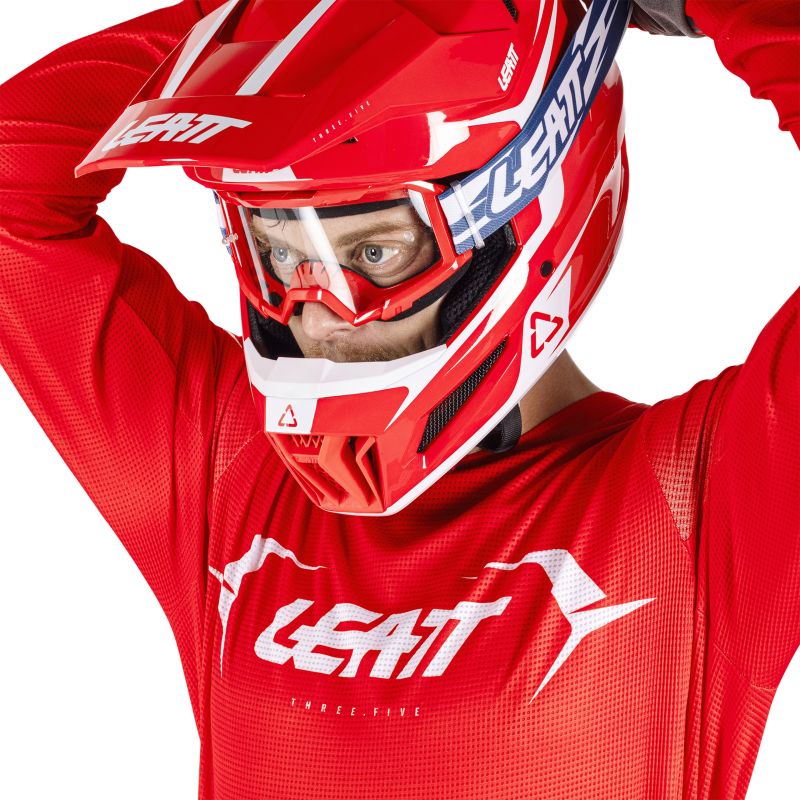 Zestaw Offroadowy (Bluza I Spodnie) Leatt Ride Kit Moto 3.5 Red M/Us32/Eu50