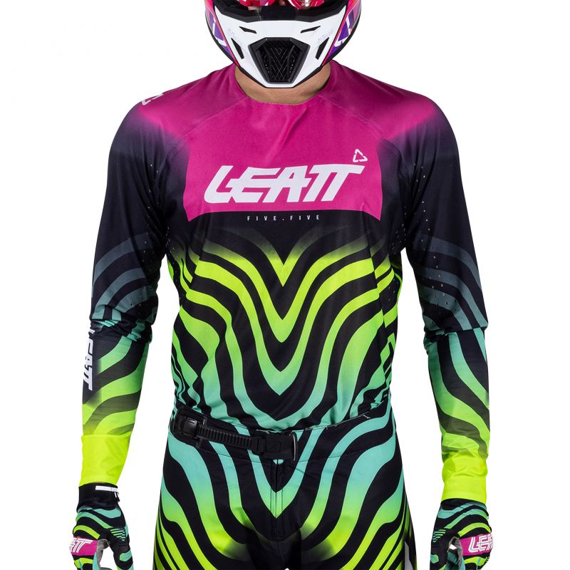 Bluza Leatt Moto 5.5 Ultraweld Tiger Pink M/Us40/Eu50