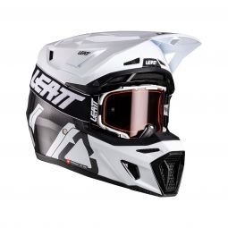 Kask Z Goglami Leatt Kit Moto 9.5 V26 Carbon/White (57-58Cm)