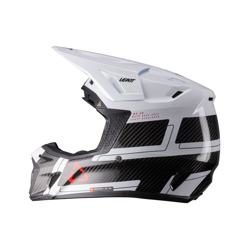 Kask Z Goglami Leatt Kit Moto 9.5 V26 Carbon/White (61-62Cm)
