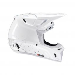 Kask Z Goglami Leatt Kit Moto 8.5 V25 White (55-56Cm)