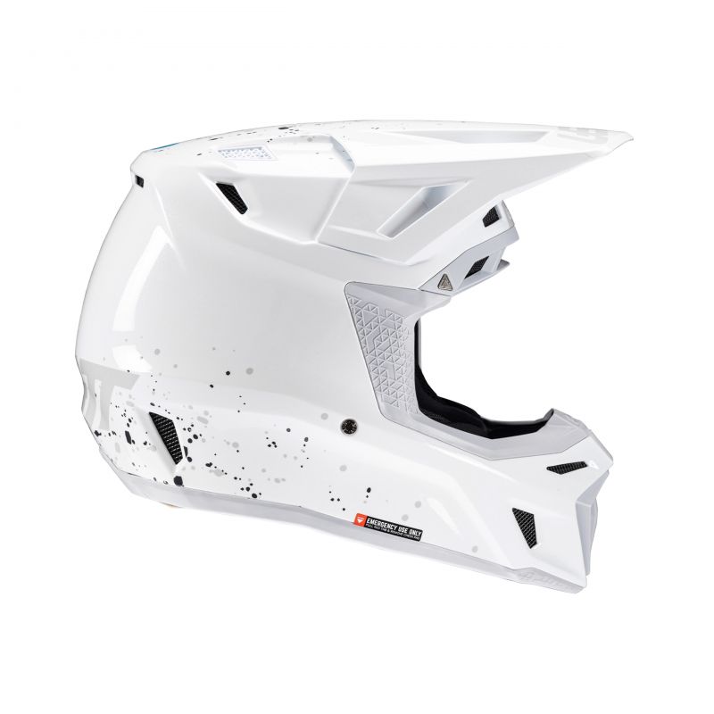 Kask Z Goglami Leatt Kit Moto 8.5 V25 White (55-56Cm)