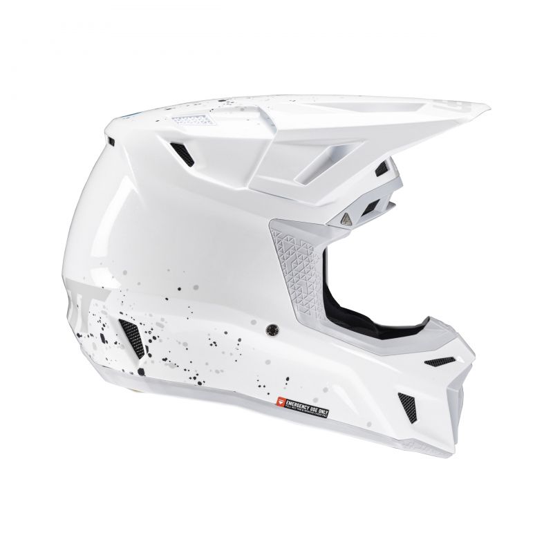 Kask Z Goglami Leatt Kit Moto 8.5 V25 White (57-58Cm)