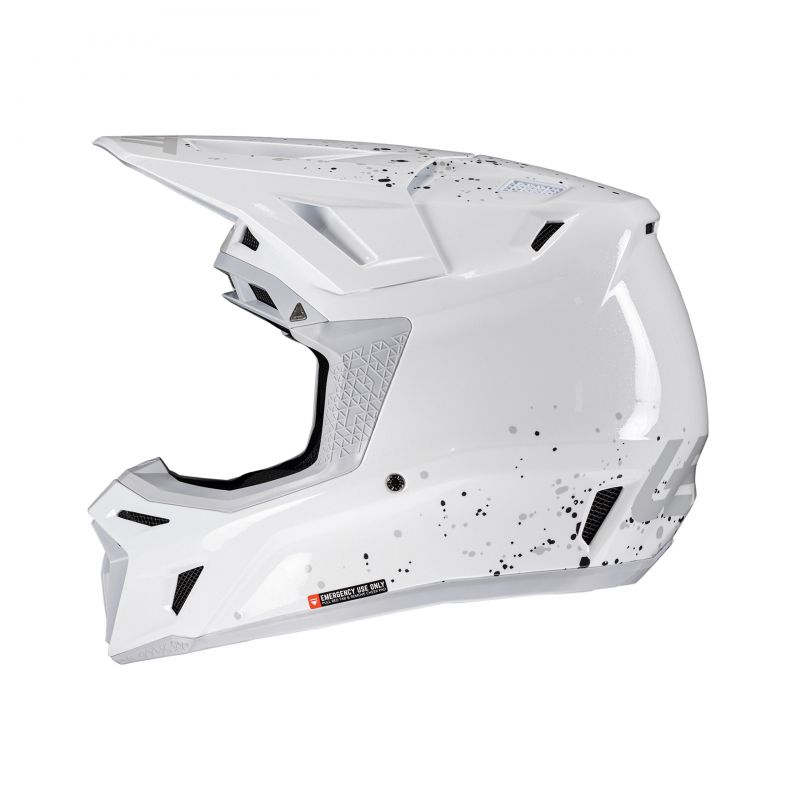 Kask Z Goglami Leatt Kit Moto 8.5 V25 White (57-58Cm)