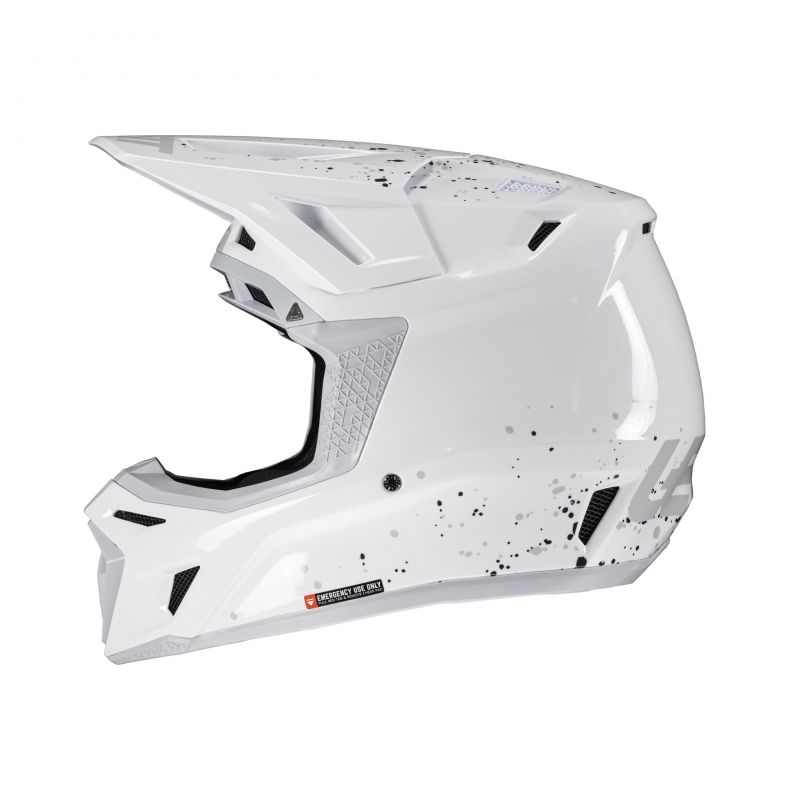 Kask Z Goglami Leatt Kit Moto 8.5 V25 White (61-62Cm)