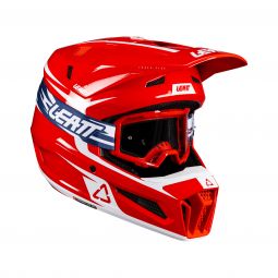 Kask Z Goglami Leatt Kit Moto 3.5 V26 Red (53-54Cm)