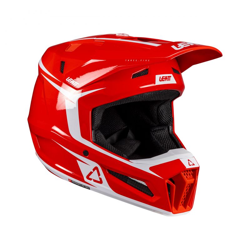 Kask Z Goglami Leatt Kit Moto 3.5 V26 Red (57-58Cm)