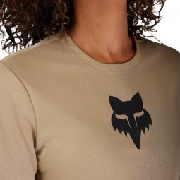 Koszulka Rowerowa Fox Lady Ranger Head Sand