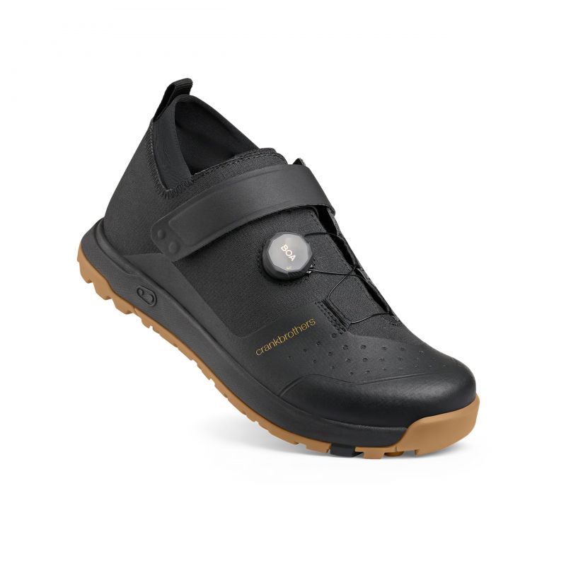 Buty Crankbrothers Mallet Trail Boa Black/Gold - Gum Outsole 8 (41 Eu)