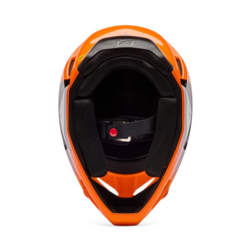 Kask Fox Junior V1 Shield Fluo Orange