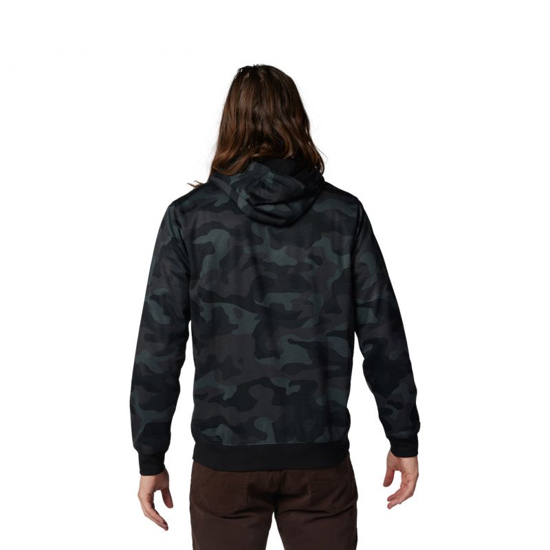 Bluza Z Kapturem Fox Head Black Camo