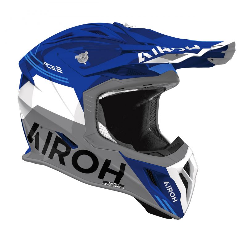Kask Motocyklowy Airoh Aviator Ace 2 Fury Blue Gloss