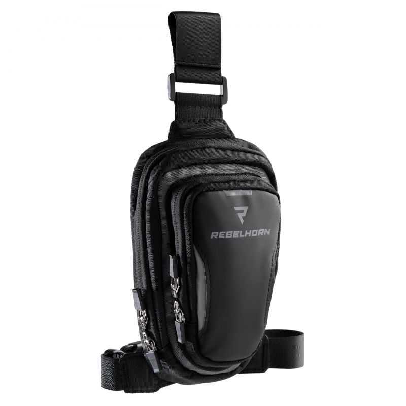 Torba Na Nogę Rebelhorn Hip 2 Black Grey