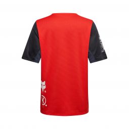 Koszulka Rowerowa Fox Junior Defend Elevated Fluo Red