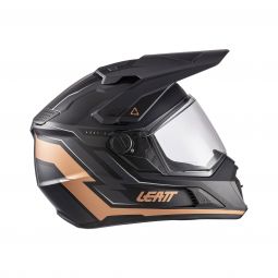 Kask Motocyklowy Z Goglami Leatt Adv 7.5 Black Bronze