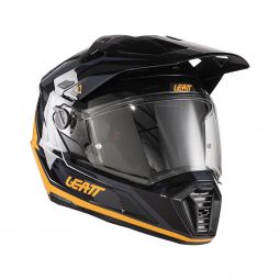Kask Motocyklowy Z Goglami Leatt Adv 7.5 Black Orange