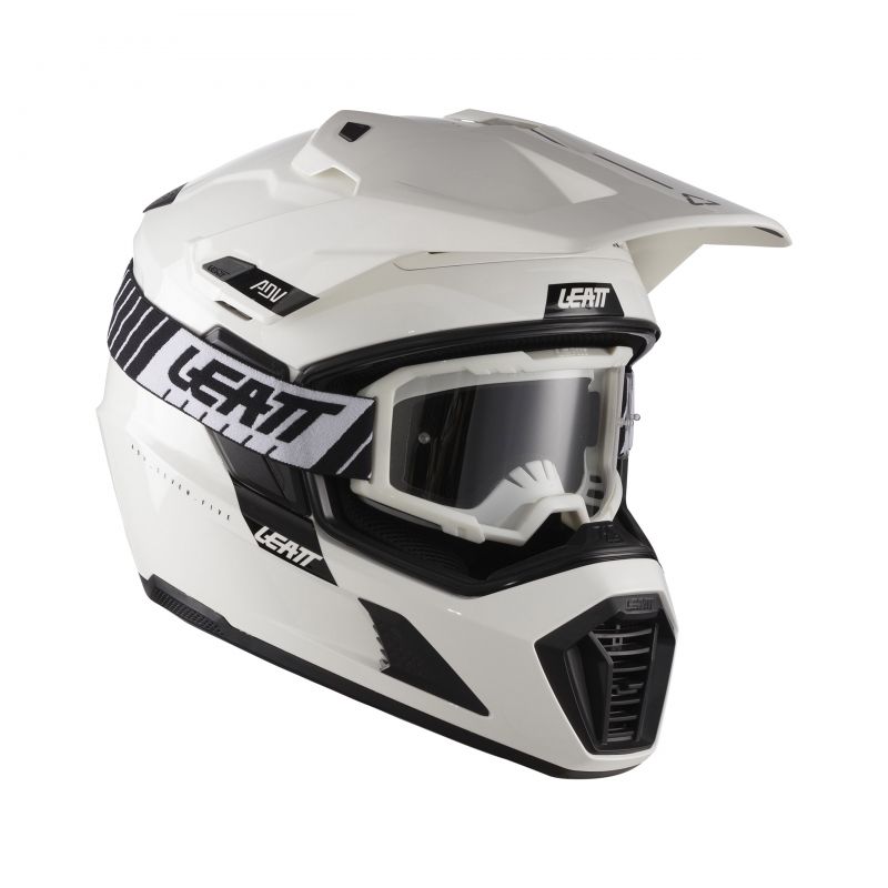 Kask Motocyklowy Z Goglami Leatt Adv 7.5 White