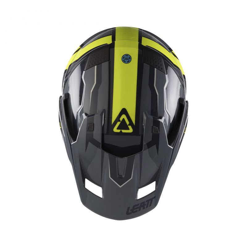 Kask Motocyklowy Z Goglami Leatt Adv 7.5 Hi-Viz Yellow