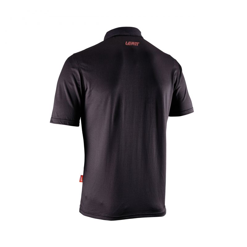 T-Shirt Leatt Polo Team Black