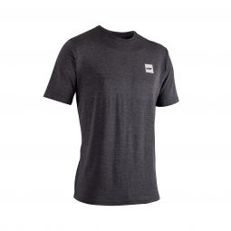 T-Shirt Leatt Tech Print Ghost Black