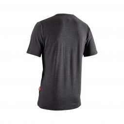 T-Shirt Leatt Tech Print Ghost Black