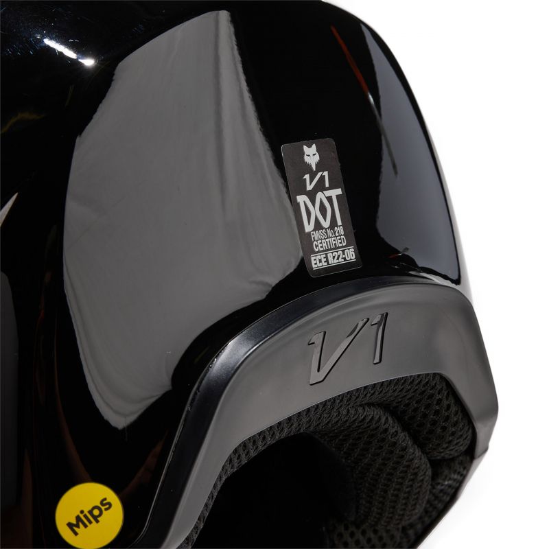 Kask Fox V1 Solid Black