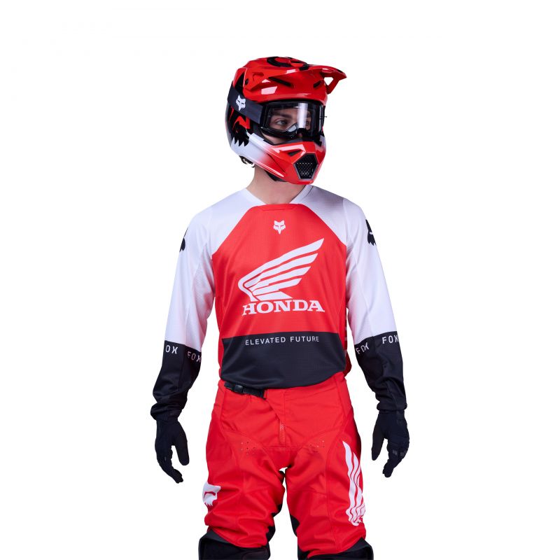 Bluza Fox 180 Honda Fluo Red Bluza Fox 180 Honda Fluo Red