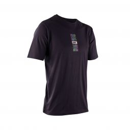 T-Shirt Leatt Core Black Green