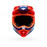 Kask Motocyklowy Bell Mx-10 Mips Wave Orange Blue