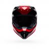 Kask Motocyklowy Bell Mx-10 Mips Wave Red Black