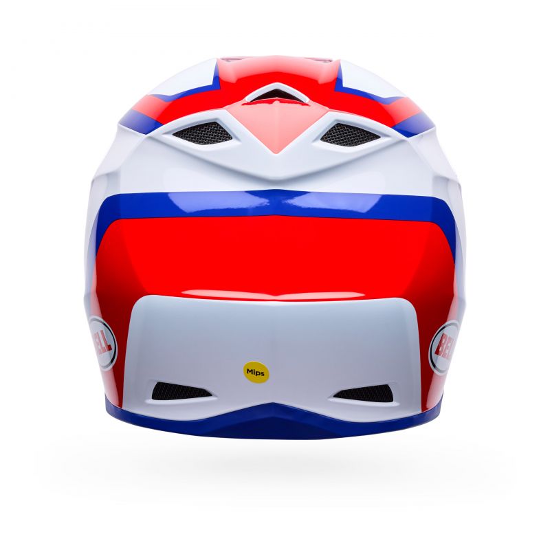 Kask Motocyklowy Bell Mx-10 Mips Dyno Red White