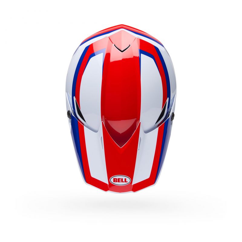Kask Motocyklowy Bell Mx-10 Mips Dyno Red White