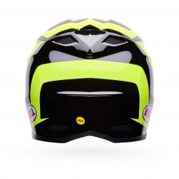 Kask Motocyklowy Bell Mx-10 Mips Talon Yellow Black