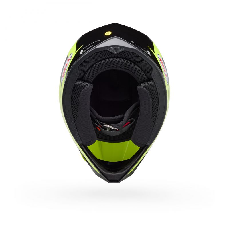 Kask Motocyklowy Bell Mx-10 Mips Talon Yellow Black