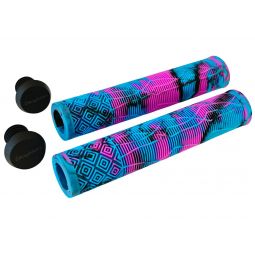 Chwyty Bicyklon Dirt Black/Blue/Purple