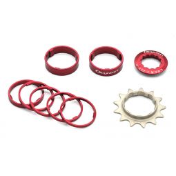 Single Speed Bicyklon Pro 13T Czerwony