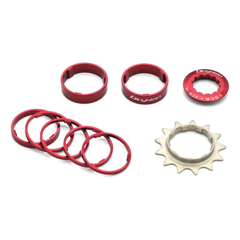 Single Speed Bicyklon Pro 13T Czerwony